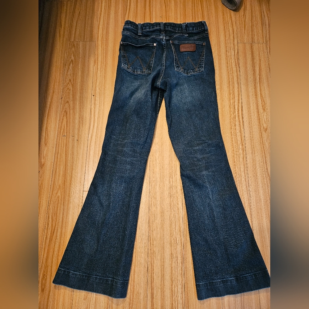 Wrangler Dark Blue Flare Jeans
